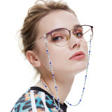 Colorful Rice Bead Glasses Chain Mask Chain Anti Loss Hanging Rope