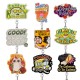 New Creative Acrylic Sparkling Powder Badge Scroll Rotating Scalable Nurse Doctor ID Chest Card Buckle
