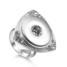 20mm snap button ring Adjustable ring with adjustable opening