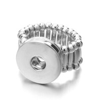 20mm elastic adjustable ring snap button ring