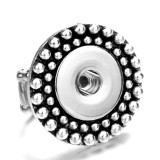 20mm elastic adjustable ring snap button ring