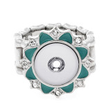 12mm elastic adjustable ring snap button ring