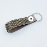 Rhinestone  20mm snap button keychain