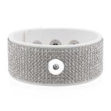 New shiny rhinestone bracelet 20mm snap button bracelet