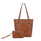 Women's bag new minimalist soft leather large capacity single shoulder tote bag