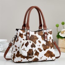Cow patterned women's bag new casual commuting style