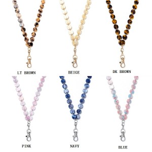 Acrylic Lanyard Neck Buckle ID Mobile Key Work Badge