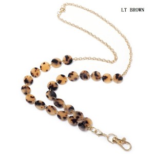 Acrylic Lanyard Neck Buckle ID Mobile Key Work Badge