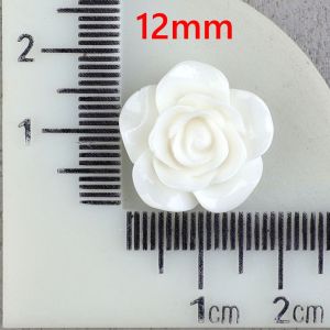 12mm Snap button Rose Flower Resin Flowers DIY