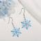 New Beautiful Snowflake Earrings Christmas Gift