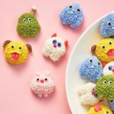 12mm snap button Furry monster cartoon resin DIY