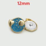 12MM Metal Snap buttons Sun, moon,  heart