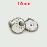 12MM Metal Snap buttons Sun, moon,  heart