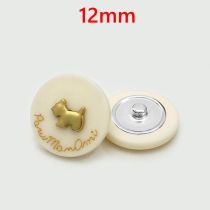 12mm Metal Snap Button Cute Penguin Puppy Seahorse