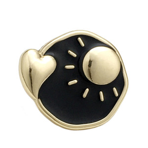 Sun, moon,  heart Metal 20MM Snap buttons