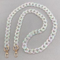 New colored acrylic chain, mobile phone chain, bag chain, diagonal cross chain