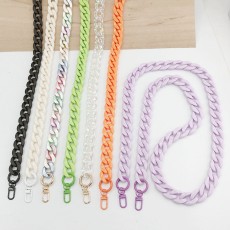New colored acrylic chain, mobile phone chain, bag chain, diagonal cross chain