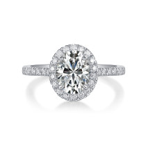 New 3ct   S925 sterling silver inlaid moissanite ring