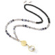 Natural Stone Necklace Lanyard Neck Phone Easy Pull Buckle
