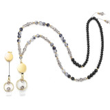Natural Stone Necklace Lanyard Neck Phone Easy Pull Buckle