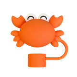 Marine Animal Series Straw Cap Dust Stopper Cup Straw