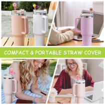 Candy straw cap, cup, straw protective cover, fruit cherry dust stopper, 10mm anti fouling