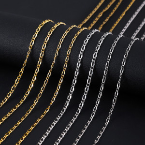 Stainless steel lip chain necklace for women's fashion collarbone chain