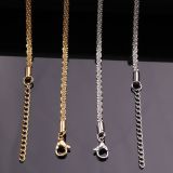 Stainless steel star clavicle chain Fried Dough Twists chain