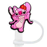 8-10mm Stitch Straw Cap, Straw Stopper, Dust Cap, Cartoon Straw Accessory, Dust Cover, Recyclable