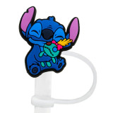 8-10mm Stitch Straw Cap, Straw Stopper, Dust Cap, Cartoon Straw Accessory, Dust Cover, Recyclable