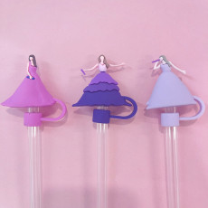 Taylor Swift Stanley Straw Dust Cap 10mm Food Grade 3D Straw Cap Decoration
