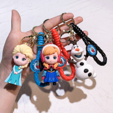 Frozen Keychain Elsa Princess Doll Anna Snow Treasure Backpack Pendant