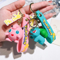 Pok é mon Pikachu Keychain Cartoon Cute Doll Car Keychain Bag Pendant