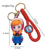 Frozen Keychain Elsa Princess Doll Anna Snow Treasure Backpack Pendant