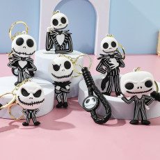 Jack Keychain Christmas Eve Horror Night Doll PVC Keychain Halloween Personalized Skull
