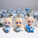 Frozen Keychain Elsa Princess Doll Anna Snow Treasure Backpack Pendant