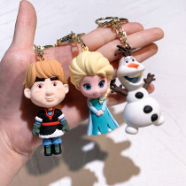 Frozen Keychain Elsa Princess Doll Anna Snow Treasure Backpack Pendant