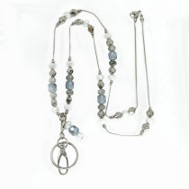 Lanyard necklace work badge necklace long sweater key necklace