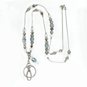 Lanyard necklace work badge necklace long sweater key necklace