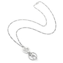 Lanyard necklace alloy badge style easy to pull buckle lanyard work ID key necklace