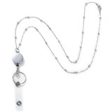 Sweater chains, work ID chains, easy to pull buckles, lanyard necklaces, hanging ropes, keychains, lanyard necklaces