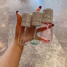 Spray bottle light luxury diamond inlaid superfine fog makeup water toner sub packaging empty bottle press type