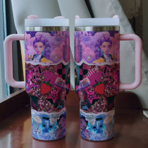 Car Cup K-POP Monster Hunt Huntrix 40oz Rumi Mira Zoey Ice King Cup