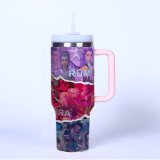 Car Cup K-POP Monster Hunt Huntrix 40oz Rumi Mira Zoey Ice King Cup