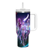 Car Cup K-POP Monster Hunt Huntrix 40oz Rumi Mira Zoey Ice King Cup