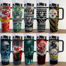 40oz Car Cup SF New Ice Cup NFL American Football League KC Insulated Cup