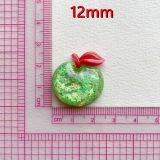 Resin 12mm snap button  Fruit, Apple, Cherry