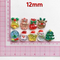 Christmas snowman   12MM Snap button resin