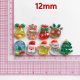 Christmas snowman   12MM Snap button resin