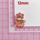 Christmas snowman   12MM Snap button resin